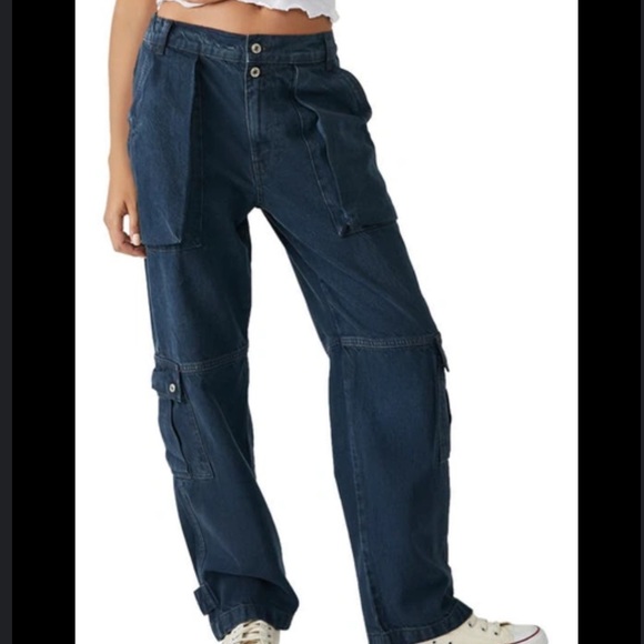 Free people cargo jeans - Picture 2 of 10